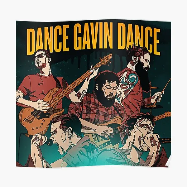 Gavin Dance Band Tour 2021 Bedakan  Poster Decor Room Decoration Wall Painting Funny Picture Home Vintage Modern Mural No Frame