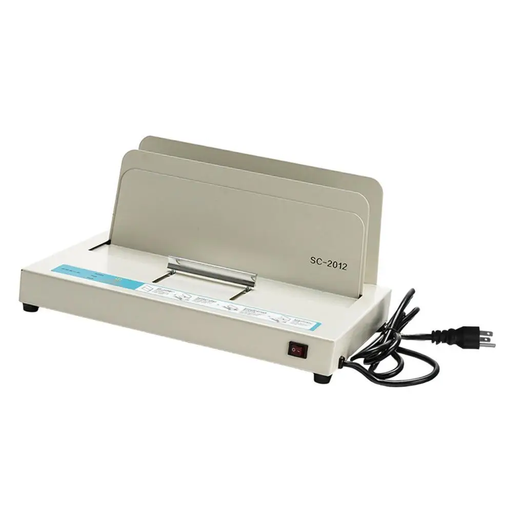 Hot Melt Binding Machine Electric Book Binder US Adapter Infrared Light Detecting Heat Binder for Books Contract Documents