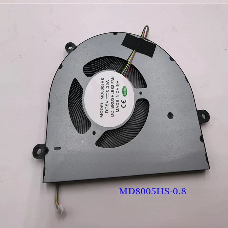 8005 4Pin Laptop Cooling Fan MD8005HS BF08005H05FP 0.8mm Bare Wire /1.25mm Plug For Gateway GWTN141-4 Generic Notebook Cooler