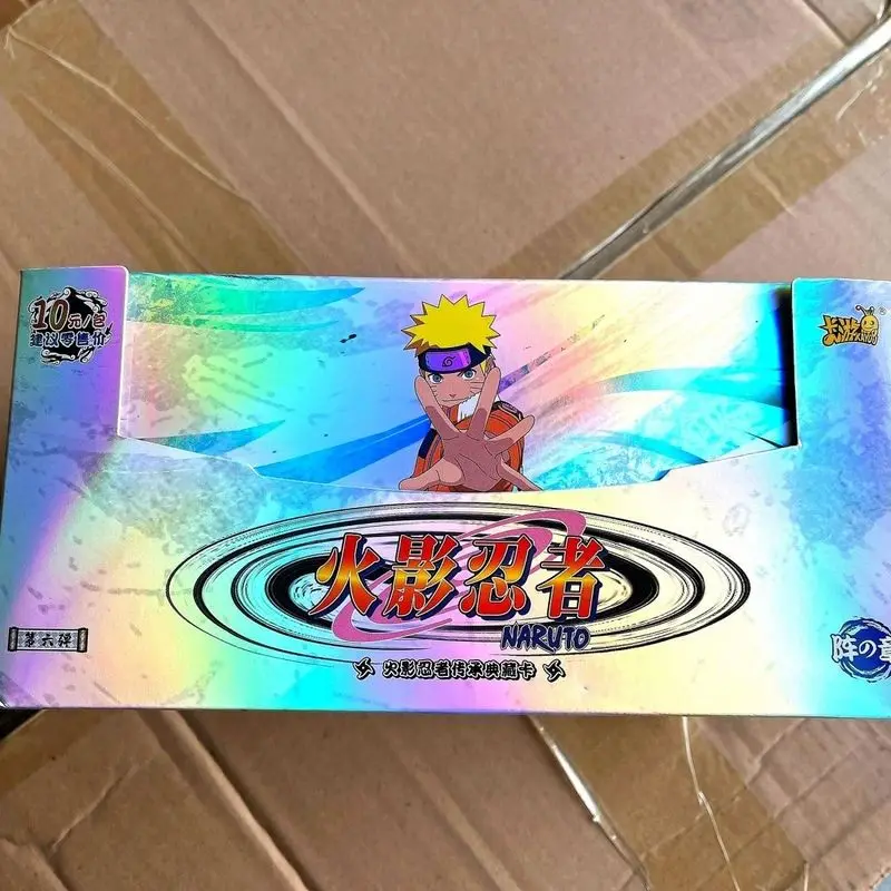 100% Genuino Kayou Naruto Carte Nuovo W7 W6 Collezione Anime Scatola di Carte Lotta Capitolo Pro Capitolo Ninja Mondo Bambini Giocattoli Gioco Regali