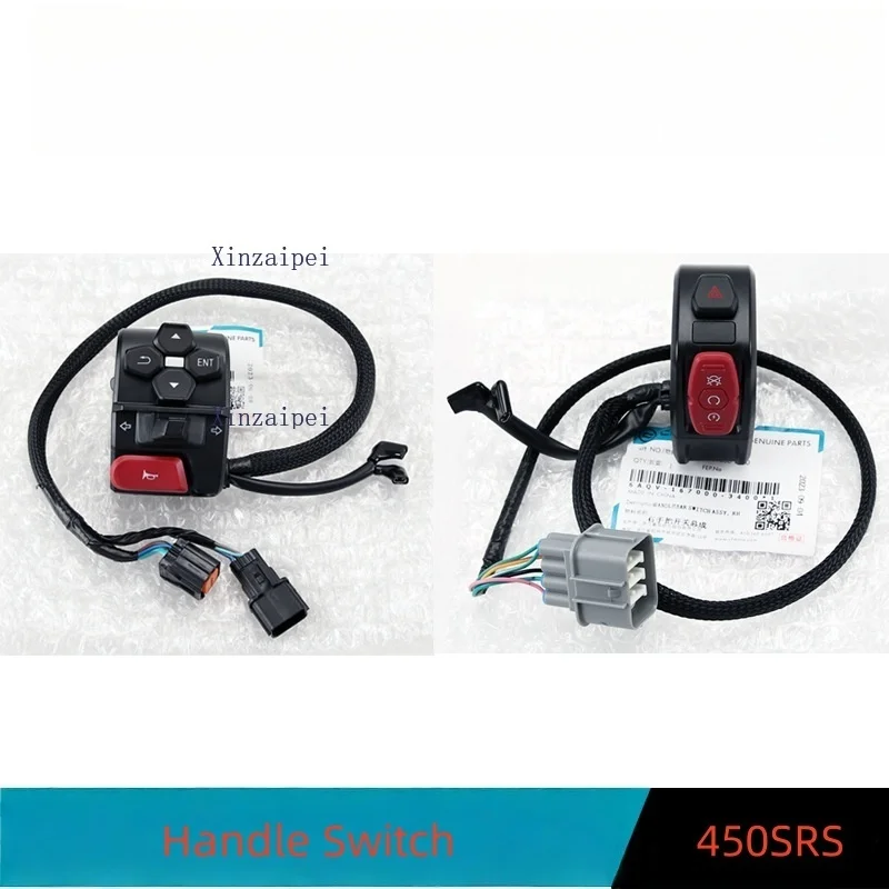 

For CFMOTO 450SRS Handle Switch CF400-9 Motorcycle Accessories Left Right Igniter Handle Headlight Button Switch moto handlebar
