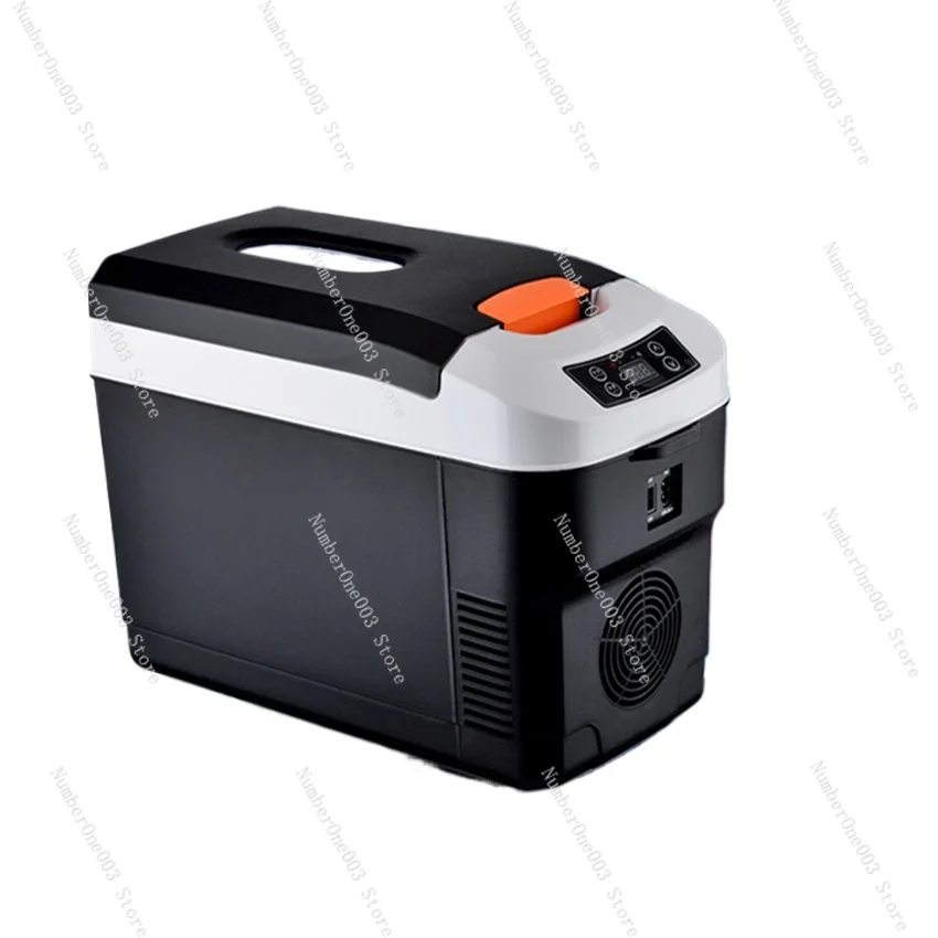10L Small Refrigerator 12V 220V Car Home Dual-use Refrigerator Outdoor Camping Refrigerator Portable Cooler Skin Care Fridge