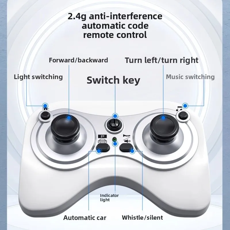 Double Eagle Remote Control Car New Energy Fast Charging High Speed ​​Drifting RC Toy Car With Sound Light Boy Children's Gift