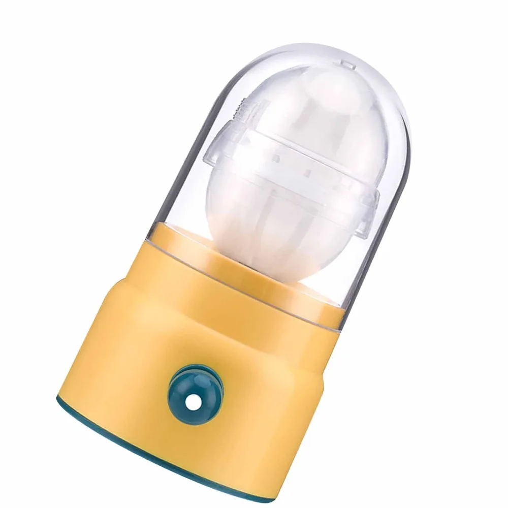 ABS PC Silicone Manual Egg Shaker Yellow Pink Drop Resistant Egg White and Yolk Mixer Compact Design Portable Egg Spinner