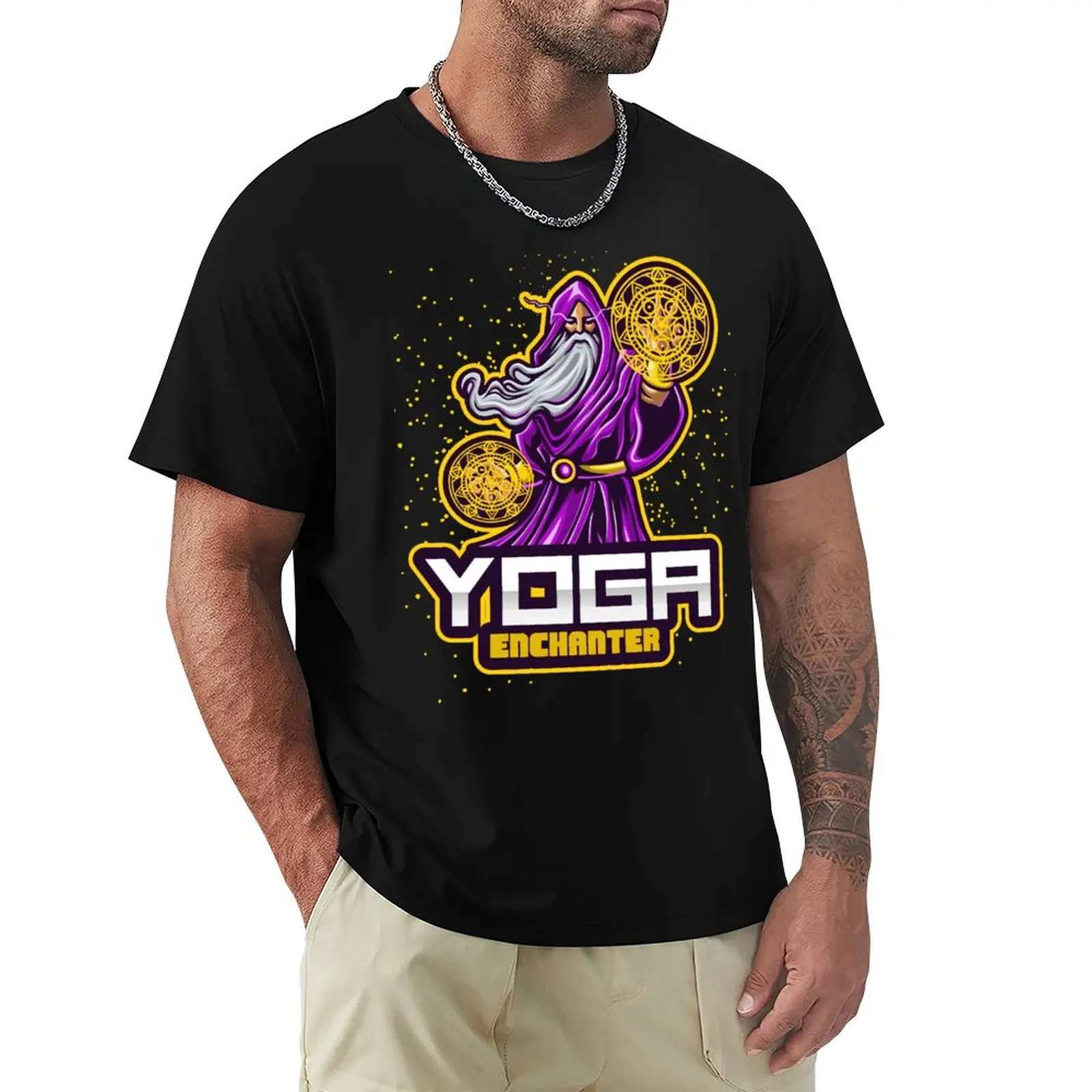 Yoga Enchanter T-Shirt man graphic t shirt T-Shirt