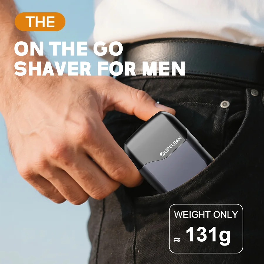 

Portable Electric Shaver for Men, Mini USB Rechargeable Travel Razor, Compact for Business Trips & Gifts