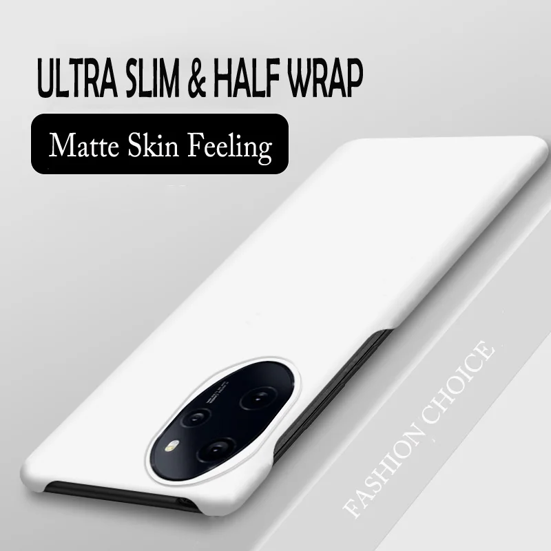 Luxuriöse mattierte, matte, harte PC-Hülle für Huawei Nova 13, 12, 11, 10, 9, 8 Pro, ultradünne Rückseite, reine Farbe, stoßfeste, schlanke Schale