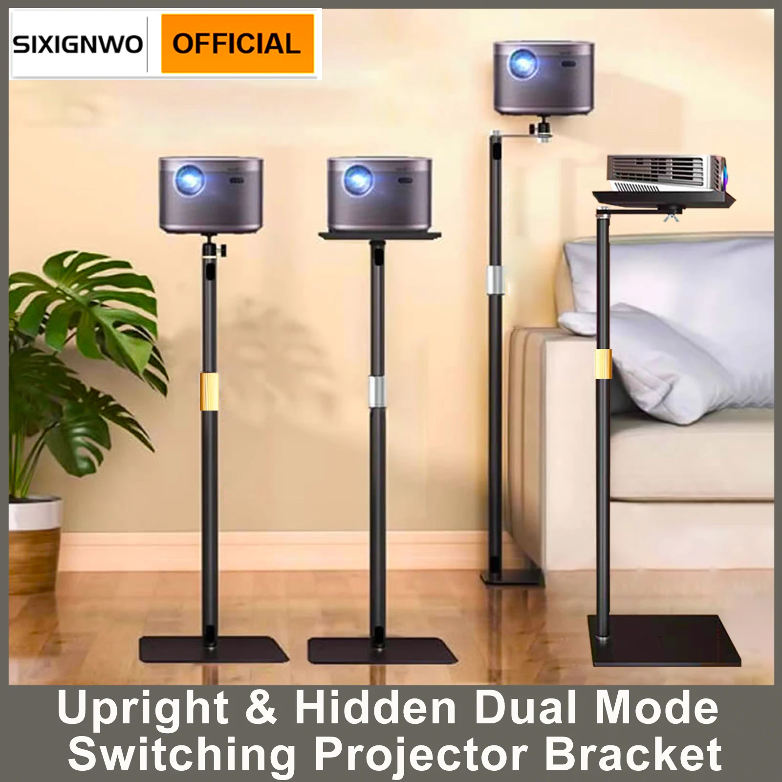 

Projector Support Speaker Stand 100-160cm Adjustable Floor Stand Bracket Metal Holder for Film Video Projector Speaker Sound Bar