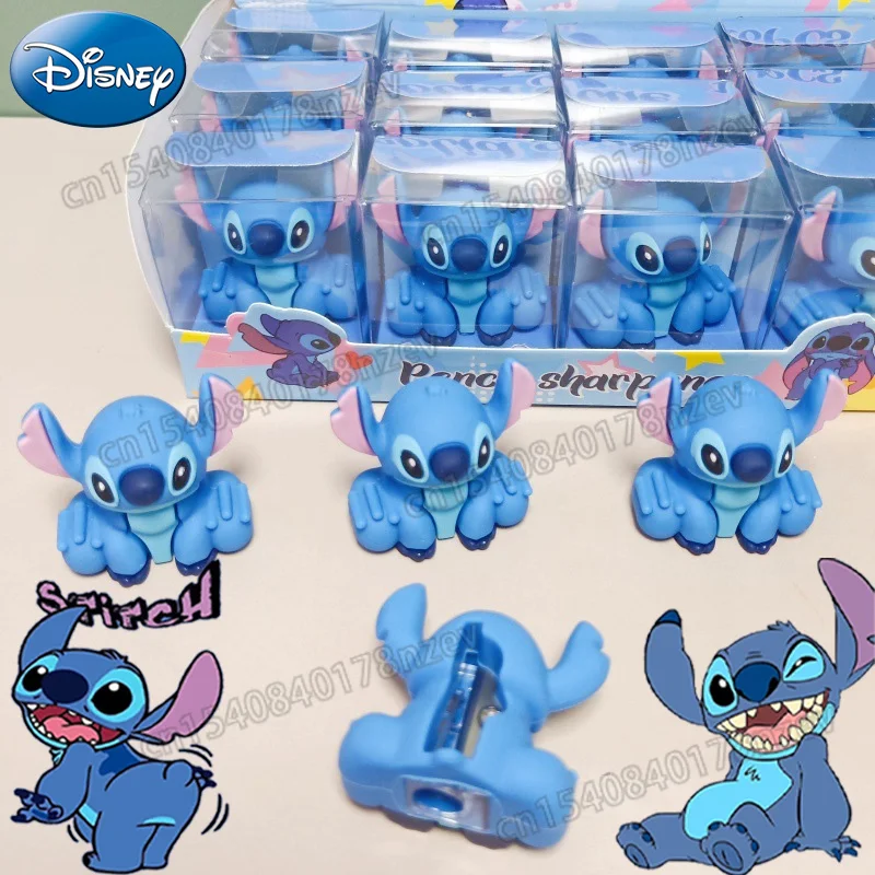 

Disney Stitch Pencil Sharpener Cartoon Cute School Supplies Stitch Modelling Students Stationery Sharpener for Pupil Prize Gift