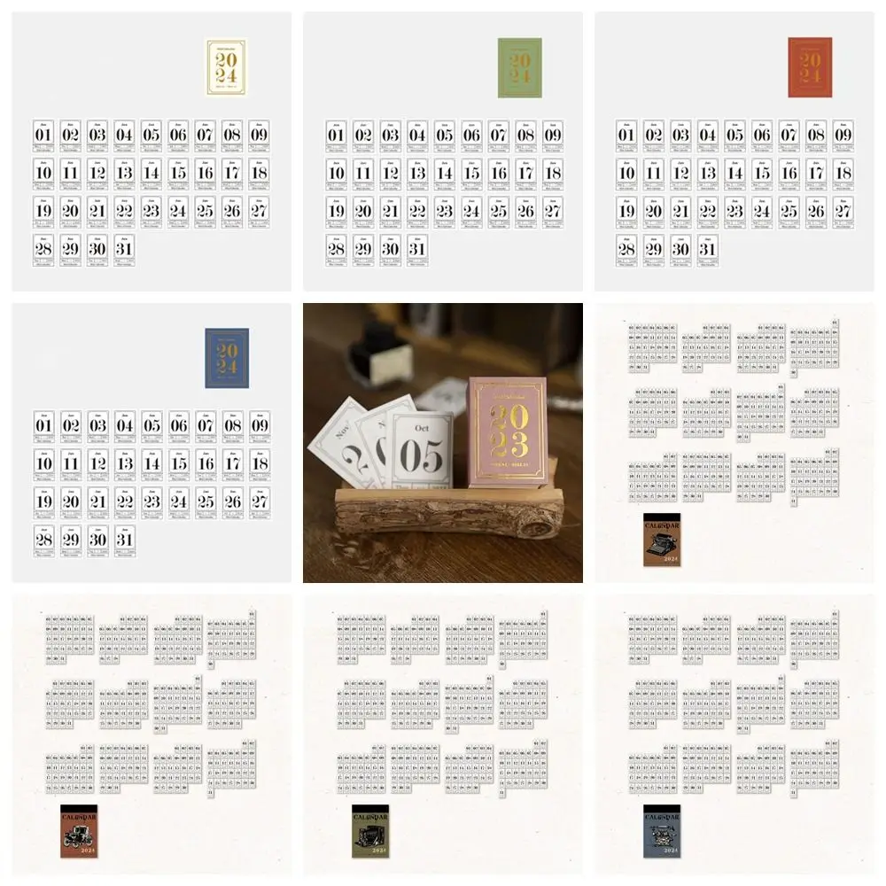 365/366 ชิ้นอเนกประสงค์วรรณกรรมหมายเหตุปฏิทินปฏิทิน Tearable Mini Desktop ปฏิทินกระดาษ Mini ตารางปฏิทินอุปกรณ์โรงเรียน