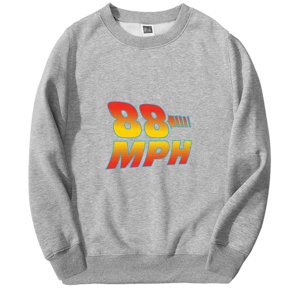 88 Mph Print Back To The Future Movie Men Sweatshirt Hoodies 2022 Autumn Winter Hip Hop Casual Loose Hip Hop Fashoin Pullover