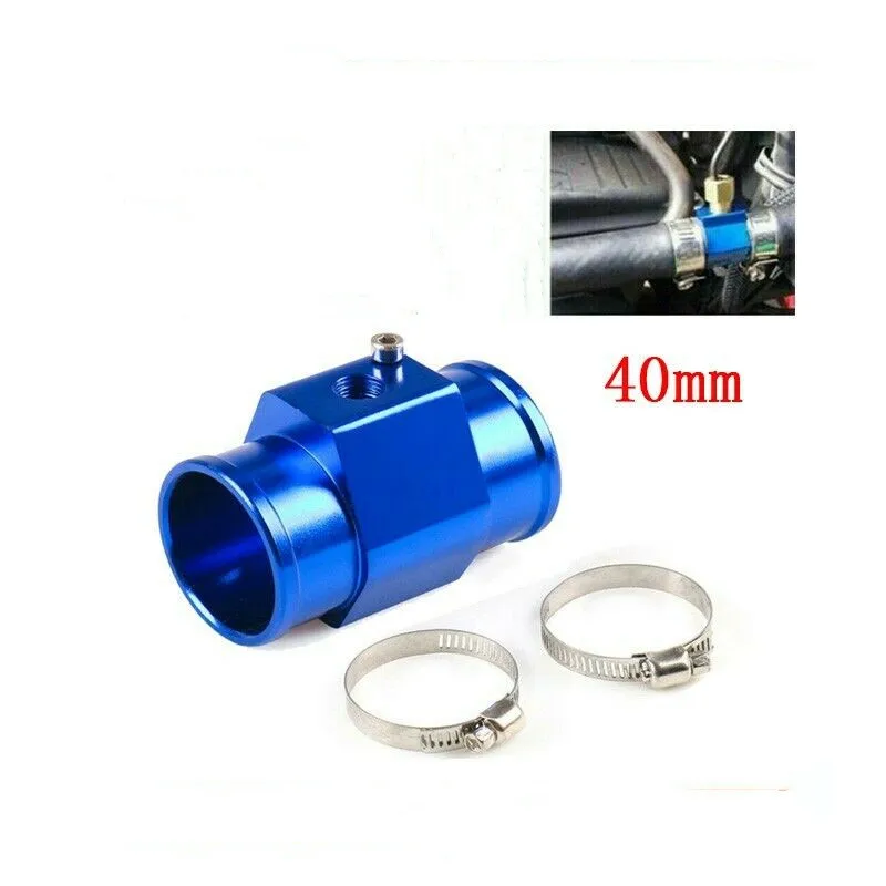 40mm Car Water-Temperature Temp Sensor Gauge Radiator Hose Joint Pipe Adapter