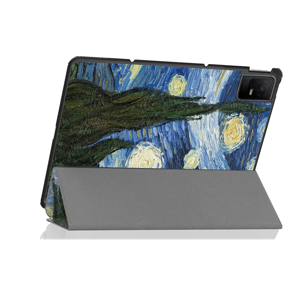 Etui Funda do TCL Nxtpaper Tab 11 9466X 9166G, 11-calowy tablet, inteligentne etui z trzypunktowym składanym stojakiem, osłoną adsorpcyjną i twardą tylną obudową. — zdjęcie produktu 6