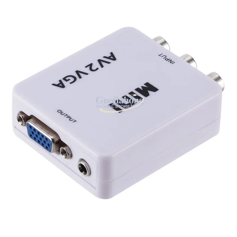 

AV to VGA Converter Satellite Pot TV Box Set Top Box DVD Game Console AV to VGA