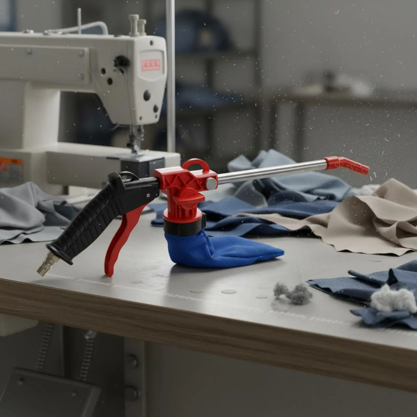 

Compressed-Air Vacuum and Blow Ergonomic Grip Air Suction with Particulate Bag for Workshop