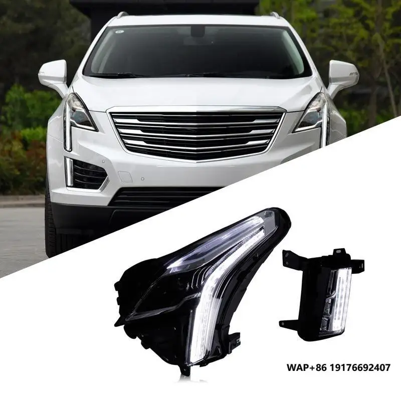 

Подходит для 16-18 'Cadillac XT5, фара в сборе, модифицированная светодиодная фара, дневные ходовые огни, стример, указатель поворота
