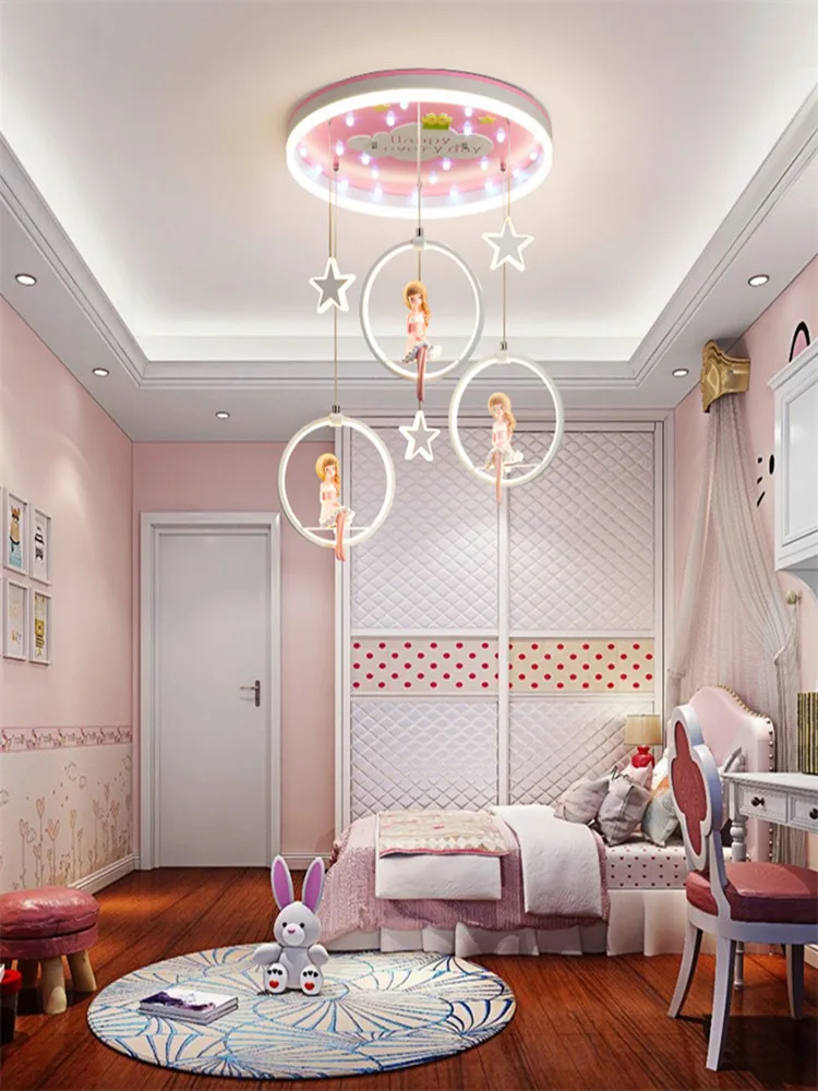 

Children Girl Bedroom Decor Led Lights For Room Indoor Chandelier Lighting Chandeliers Ceiling Lamps For Living Room Decoration