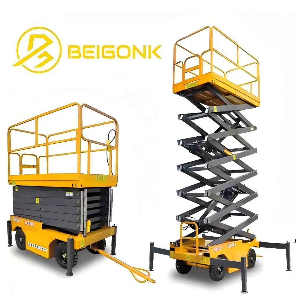 Professional Mobile Scissor Lift (4 M - 18 M) For Reliable Window Cleaning