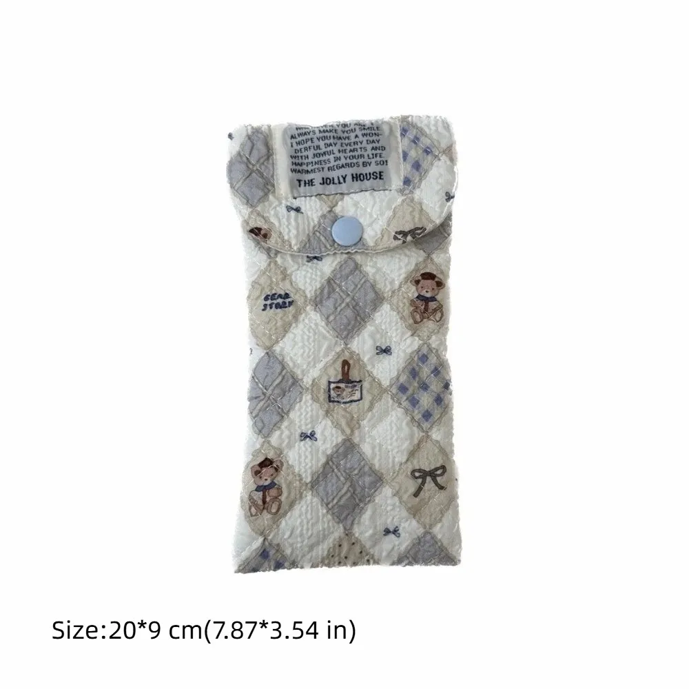 جديد الكرتون نظارات حالة لينة القطن مبطن النظارات الشمسية حقيبة التخزين متعددة الوظائف مكافحة الضغط نظارات صندوق تخزين الفتيات