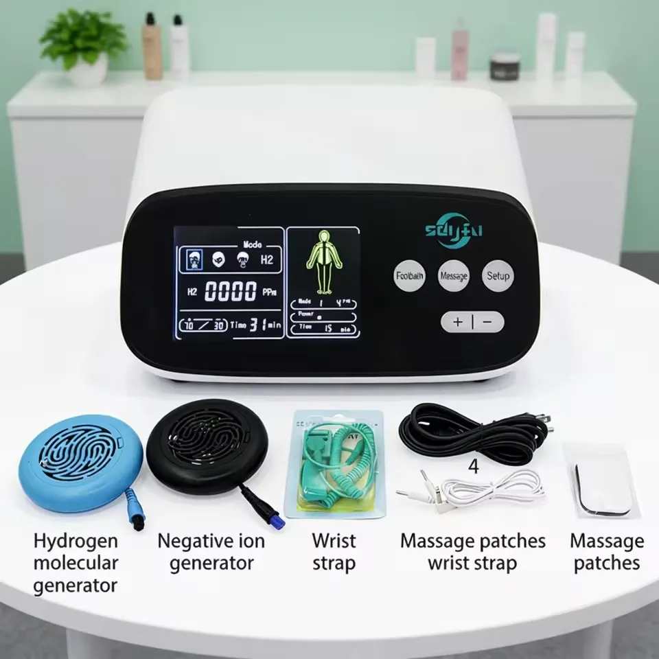 

H2 detox foot spa Hydrogen Molecule Cleansing Detox Foot Bath Foot Massager with Blood Pressure Regulation