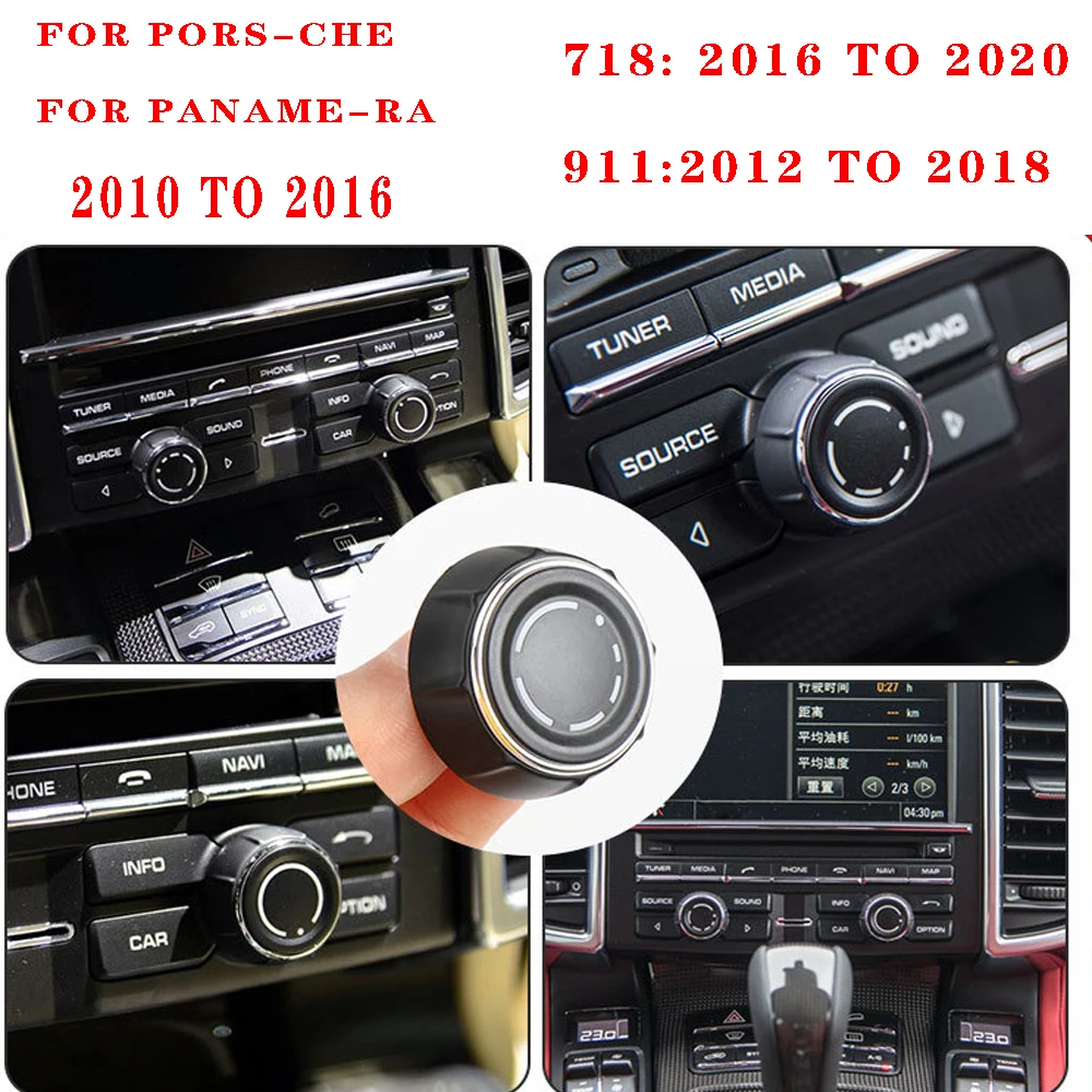 

The Audio Adjustment Switch is Suitable for Po-rsche Caye-nne Central Control Audio Knob and for Pana-mera CD player.