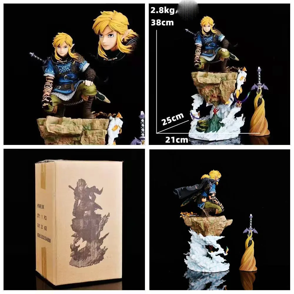 

Wandai Zelda Legend Animation Peripheral Ornaments Link Link Link Hand-Made Anime Model