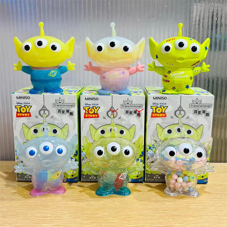 多用途でスタイリッシュなピクサーのエイリアンコスプレブラインドボックス - 隠された「カラフルプラネット」バリアント付きオーナメント、楽しいコレクタブルアイテム