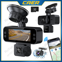 Dash Cam for Cars 360° FHD DVR 3 Channels Video Recorder 1080P Rear Camera WIFI APP Control Parking Monitor Black Box Accessory