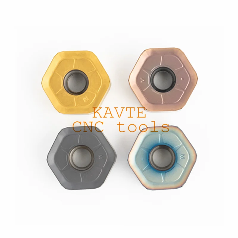 

10 шт. HNMU0906 YC6650 HNMU0906 YC6170 Вставки из твердого металла Фрезерные твердосплавные пластины Режущий инструмент Тяжелая резка Быстрая подача HNMU 0906