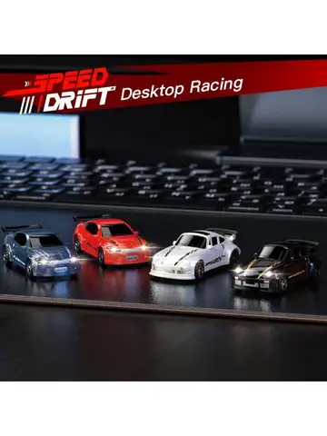 2025 Nuevo Kf20 1:64 Drift Rc Car Coche de carreras con control remoto de cuatro ruedas Proporciones completas Competición de escritorio Juguete Niños Regalos ideales.