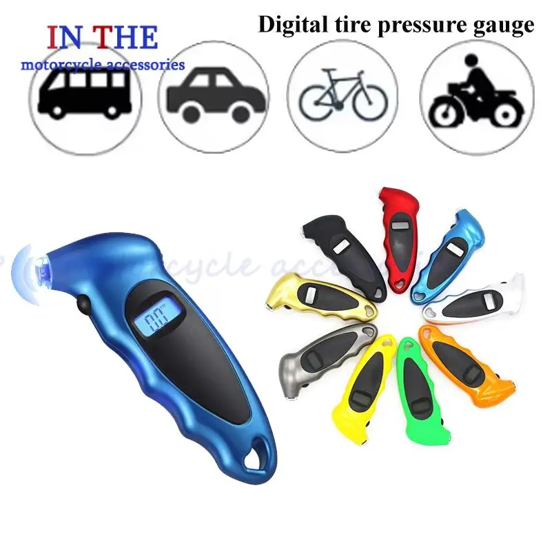 

New Handheld Tire Pressure Gauge Backlight High-precision Digital Monitoring Car Tyre Air Meter LCD Display Manometer Barometers