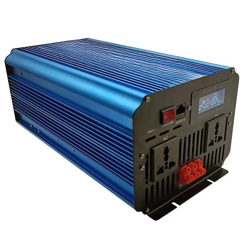 Inverter LCD 3.5KW 3500W DC 60V to AC 220V 230V 240V 50HZ pure sine wave voltage converter for automotive solar systems