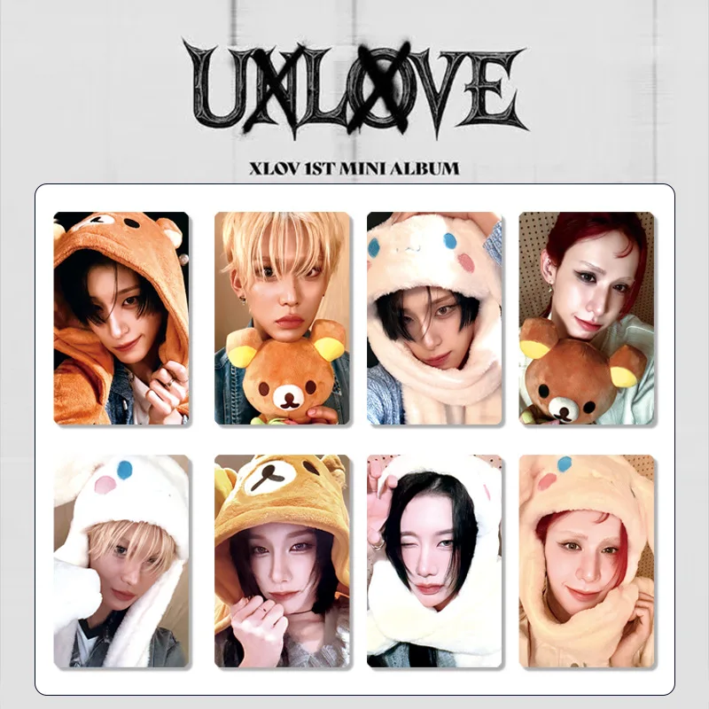 KPOP XLOV XLOV UXLXVE Album Fans Signing Event Photo Card Random