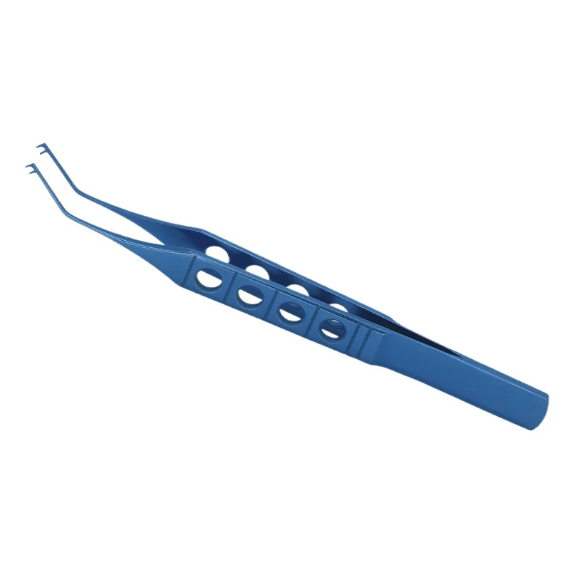 Titânio Oftálmico Olho Amarrando Fórceps, Alta Qualidade Oftalmologia Micro Cirurgia Instrumentos, Collier Corneal Forceps