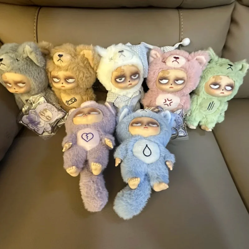 Sleepless Grumpi Ragdoll Vinyl Plush Blind Box - Trendy Surprise Ornament Soft Doll Toy Collectible Gift For Girls Holiday