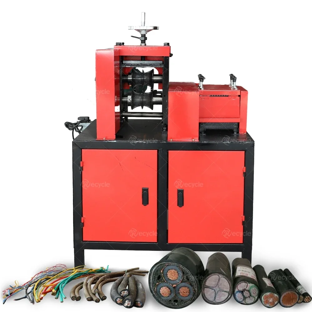 Cable Stripper Automatic Wire Stripping Machine /Copper Cable Recycling Machine For Purity Copper Recycling