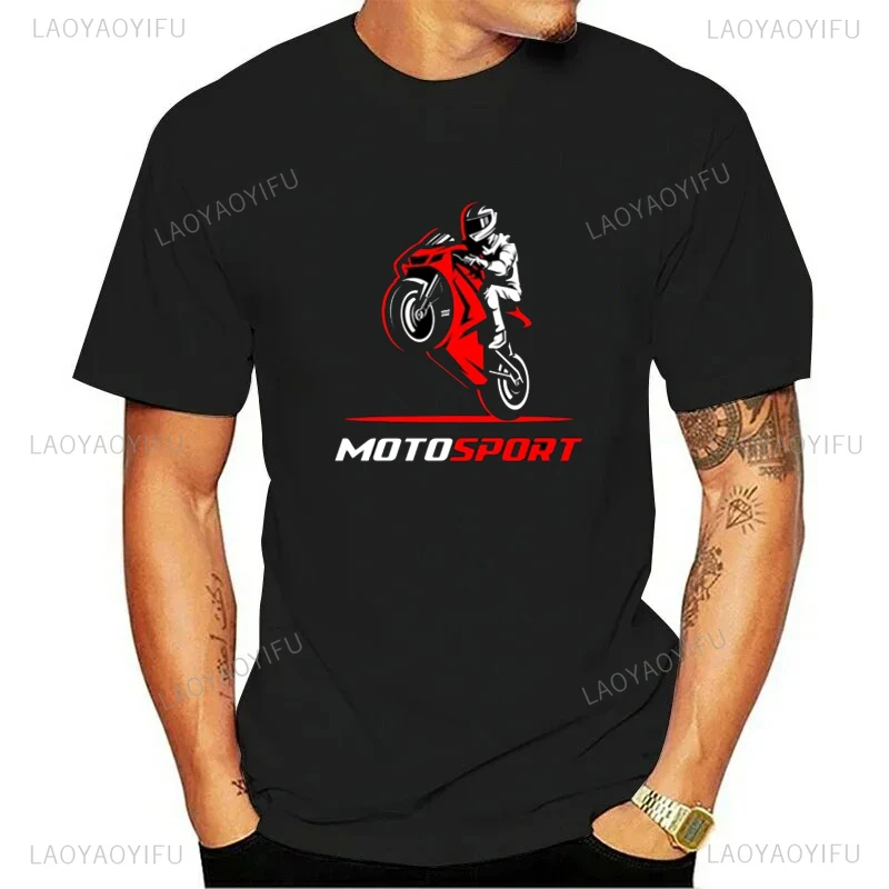 2023 Hot Sale New Fashion Casual Men T-shirt  for Motorcycle Printed  Top Classic