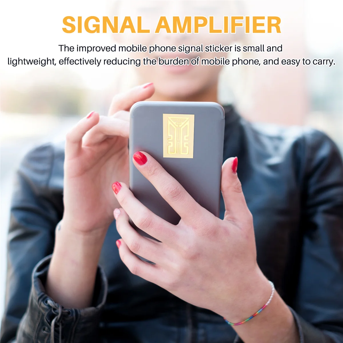 10PCS Gen x เสาอากาศกลางแจ้ง Camping โทรศัพท์มือถือการเพิ่มประสิทธิภาพสัญญาณ Booster ปรับปรุงสัญญาณเสาอากาศ Booster สติกเกอร์
