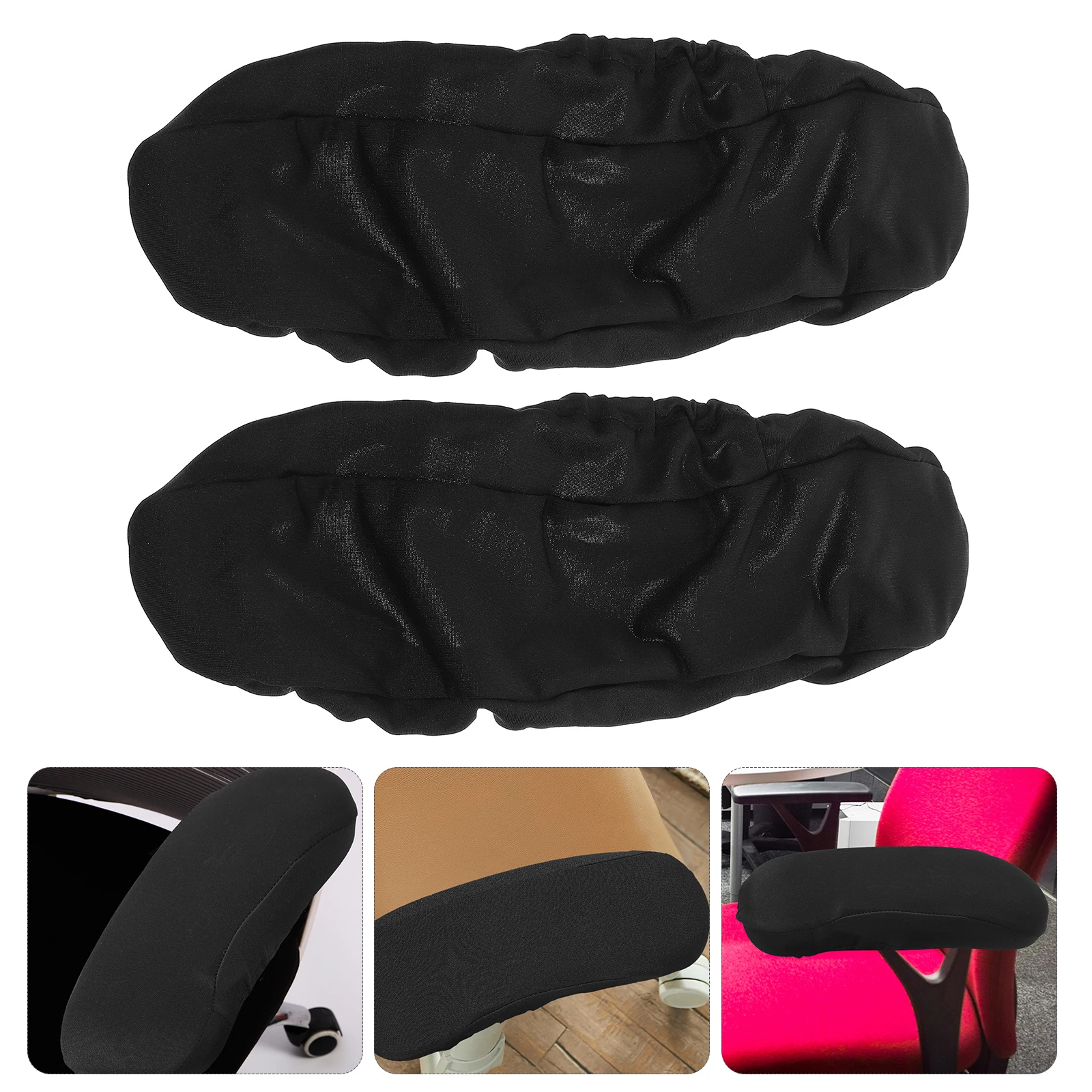 

2pcs Cover For Office Gaming Protector Slipcovers Waterproof Armrest Sleeve Computer Chair Arm Pad Cover Armrest Sleeve For