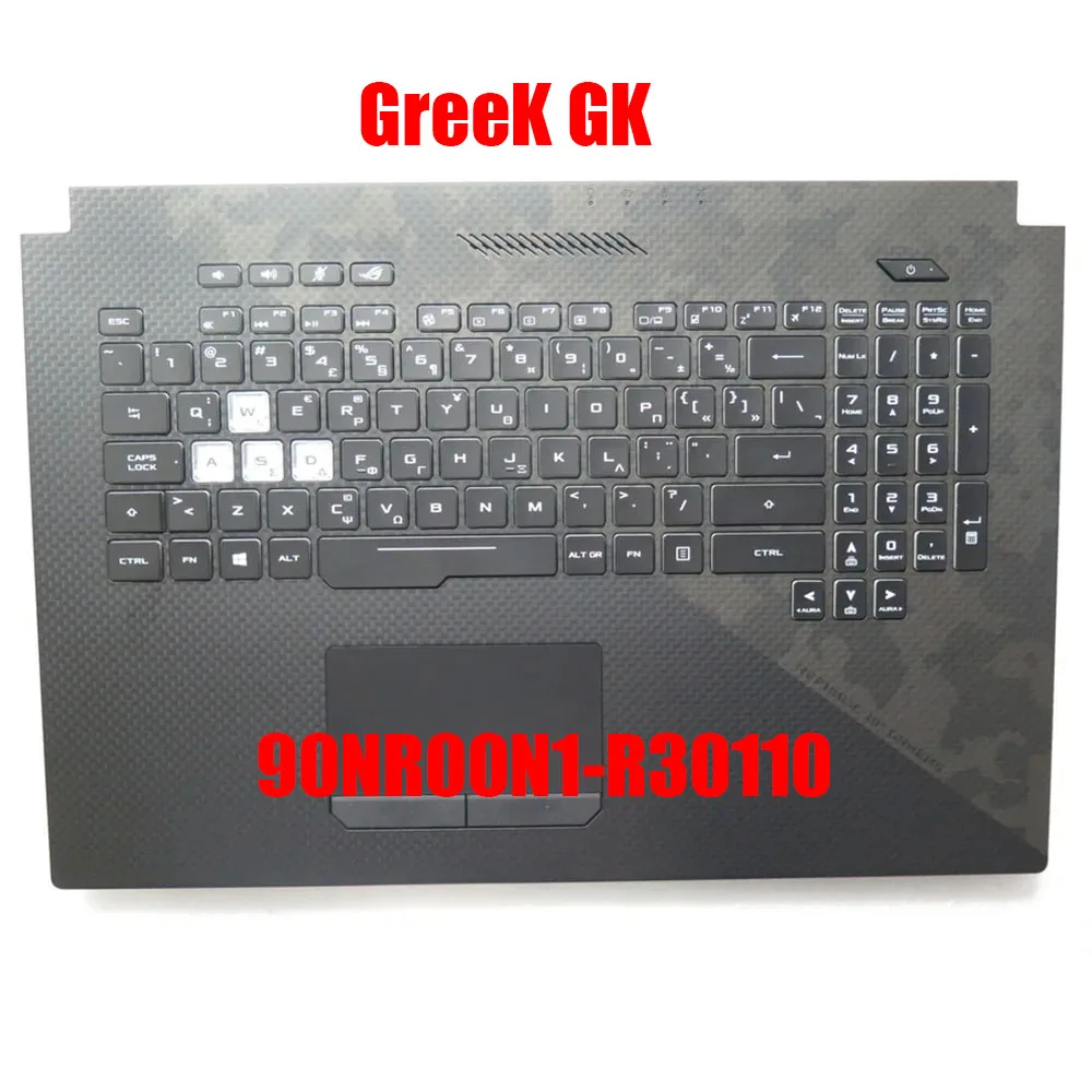 

Czech CZ/GreeK GK PalmRest&keyboard For ASUS 90NR00N1-R30070 90NR00N1-R30110 Black Top Case Backlit