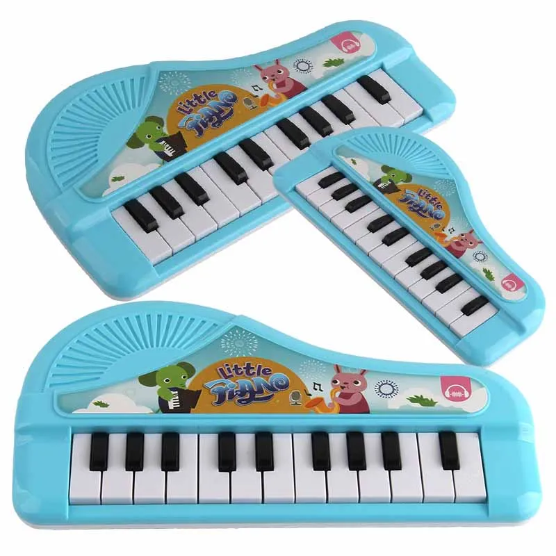 Giocattoli per pianoforte elettronico per bambini Puzzle educazione precoce strumento musicale pianoforte elettronico pianoforte analogico 13 tasti regalo giocattolo per bambini