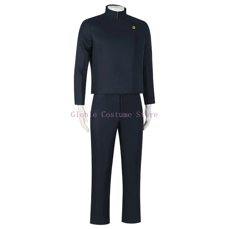 Costume de Cosplay de l'Anime Jujutsu Kaimmense Gojo Satoru pour Homme, Uniforme, Vêtements Bl192., Perruque, Lunettes Imbibées, Costumes d'Halloween