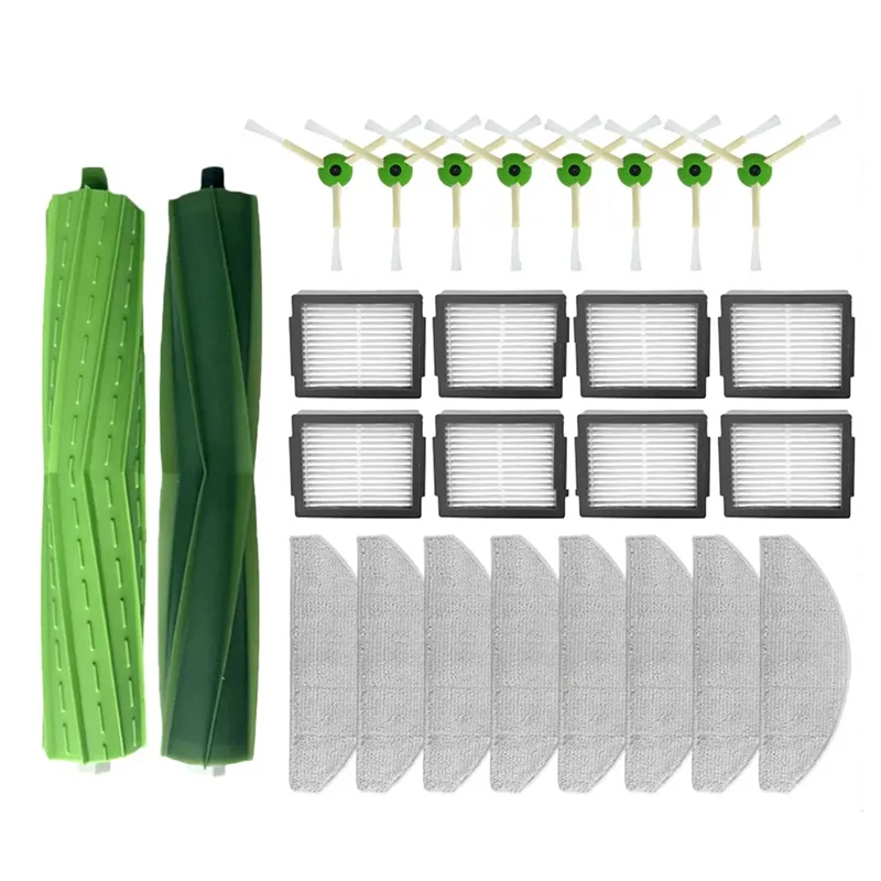 A99X-สําหรับ Irobot Roomba Combo J5 Plus/J557020 ลูกกลิ้งแปรงด้านข้างกรอง Mop ผ้า Rag หุ่นยนต์เครื่องดูดฝุ่นชุดอุปกรณ์เสริม