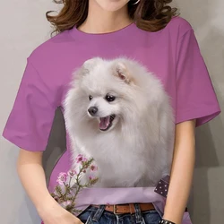 Dog Animal 3D Printed T-Shirts Woman T Shirt Ladies Fashion Casual Streetwear Oversized Tops Tees Women's Harajuku Y2k Clothing