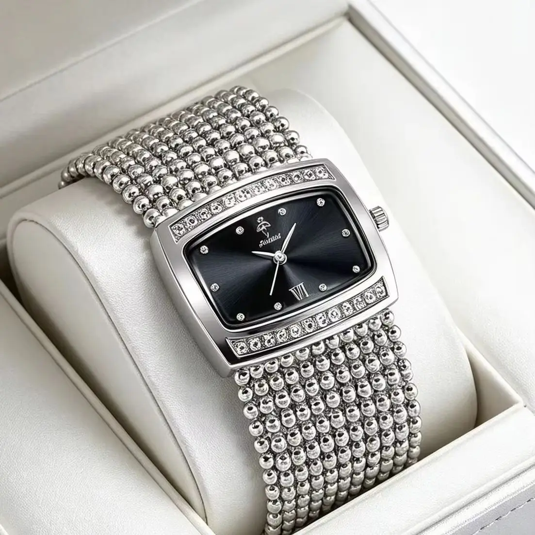 

YaLaLuSi Fashion Watch for Men Women, Waterproof Sport Quartz Wristwatch with Full Diamond Square Dial, Luxury Gold/Silver Tone, Free Shipping