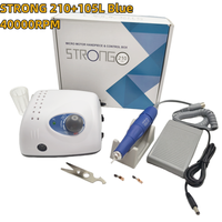 NEW 45K Electric Nail Drill Strong 210 65W Milling Manicure Machine Pedicure Polish Handpiece Nail File M45C H37L1 H200 105L 102