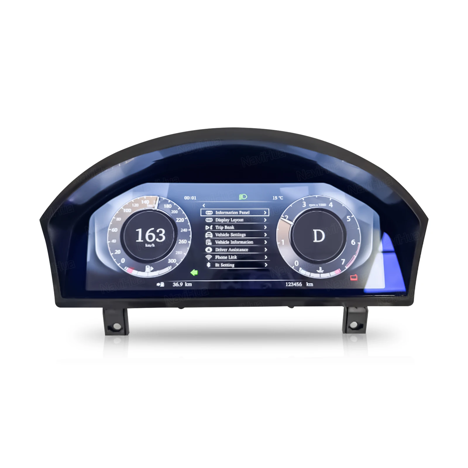 

Navihua New Design Car LCD Dashboard Digital Cluster Linux System Auto Speedometer Instrument For Range Rover Sport 2005-2009