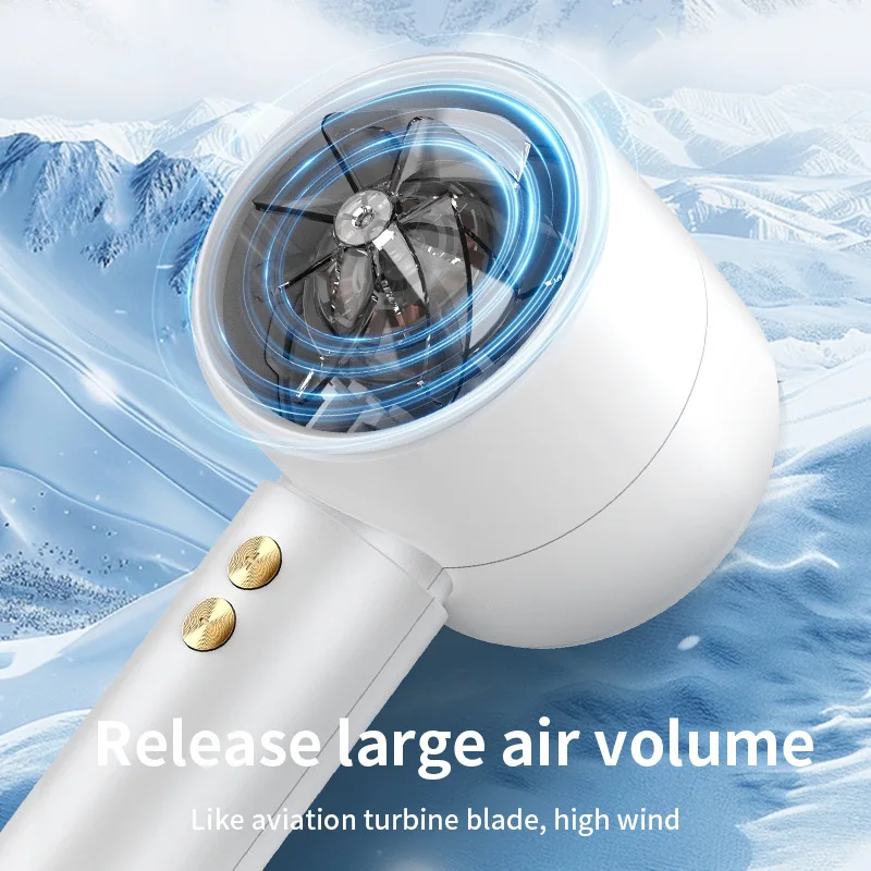 USB Mini Portable 100-Speed N68 High-Speed Handheld Turbo Fan New Foldable Plastic Desktop Small Fan for Household Use view 3