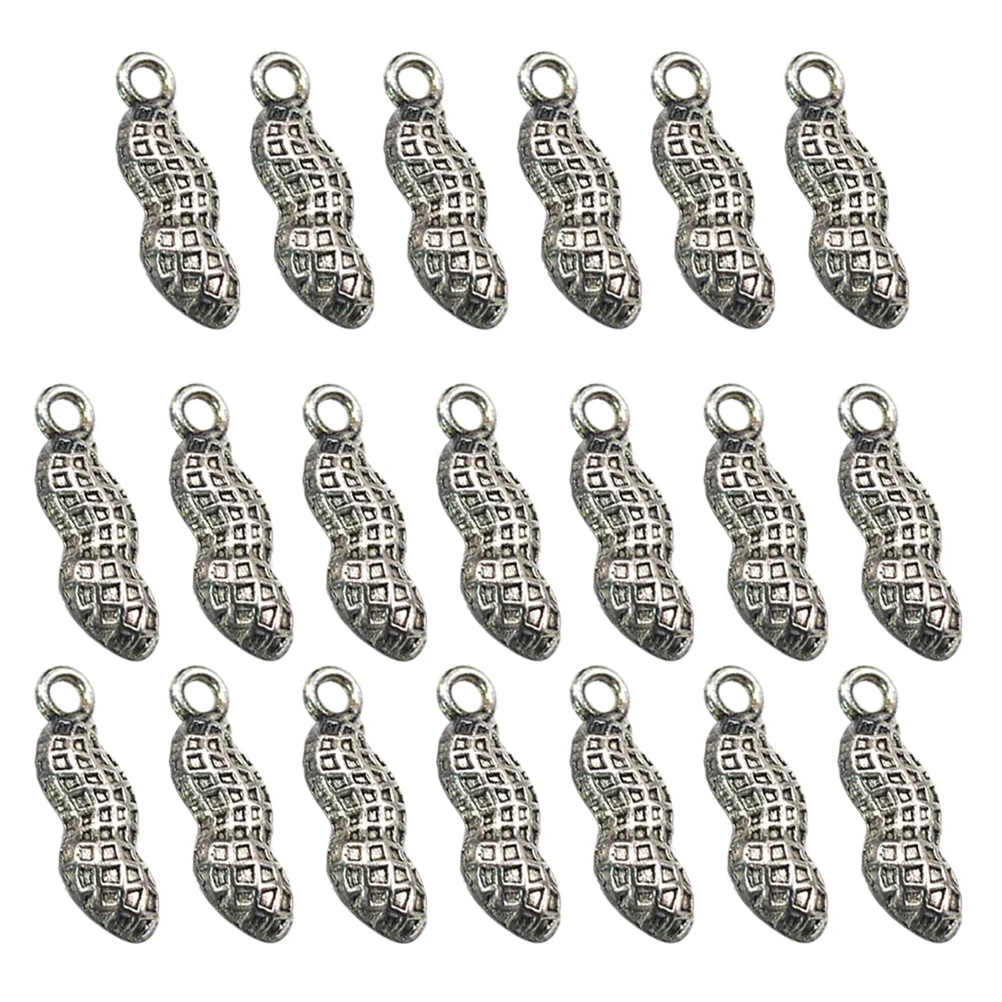 

20 Pcs Jewelry Making Pendants of The Lid Tibetan Silver Alloy Charm DIY Charms