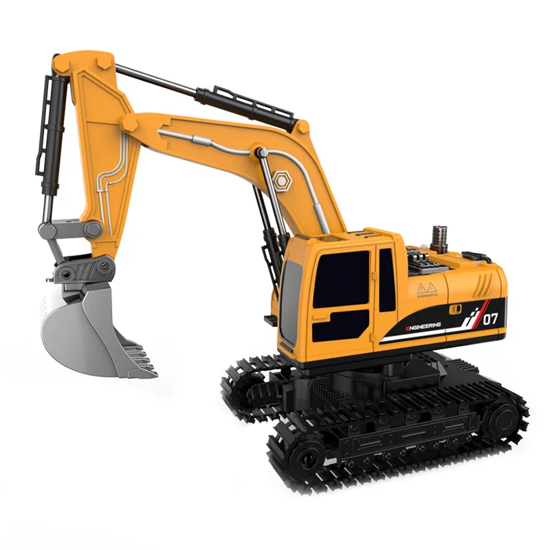 Alloy excavation electric spray 1:22 remote control construction vehicle simulation excavator crane model